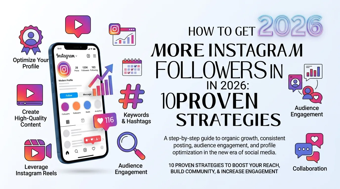 How to Get More Instagram Followers in 2026: 10 Proven Strategies